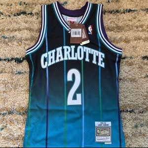Charlotte Hornets Larry Johnson Retro Jersey